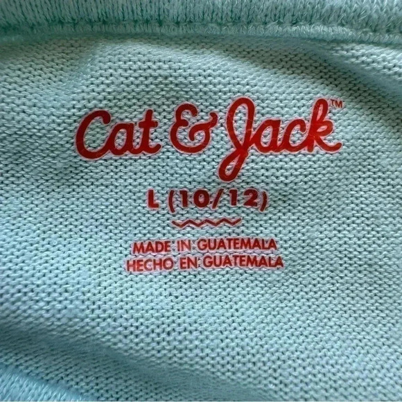 Cat &Jack Two Long Sleeves Girls Lightweight Soft Beachy Tops SZ 10/12 #2091 - Picture 4 of 8
